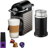 Breville New  Nespresso Essenza Mini Single-Serve Machine Aeroccino Milk Frothier, Black
