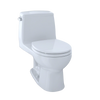 TOTO® Eco UltraMax® One-Piece Round Bowl 1.28 GPF Toilet, Cotton White - MS853113E#01