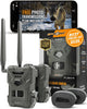 SPYPOINT Flex-m Twin Pack Cellular Trail Camera �C Hunting Trail Monitor with GPS, Night Vision, Dual-Sim LTE, IP65 Water-Resistant