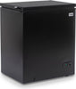 TABU Chest Freezer, 7.0 Cu Ft Deep Freezer with Adjustable Temperature, Compact Freezer with Top Open Door (Black)