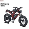 Peak 3000W AKEZ Kingkong 1500W Electric Bike,31MPH Electric Dirt Bike for Adults,48V41A Dual Removable Battery Mountain Ebike,20'' Fat Tire Ebike,7Speed,Hydraulic Brake