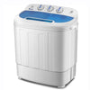 Portable Washing Machine, YOFE Compact Mini Washing Machine, Semi-automatic Washing Machine, Portable Mini Twin Tub Washing Machine for Camping Apartments, Washer(7.7lbs) /Spiner(6.6lbs), Gray, R4861