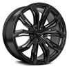 RTX Custom Wheel 17x7.5 inch Rim for 2007-2020 Acura MDX 72.6mm CB Offset 35mm Satin Black