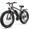 Gocio 26" 4.0 Fat Tire Electric Bike for Adults, 500W Motor, 48V 13Ah Battery, Lightweight Aluminum Alloy Frame, Max 22Mph Electric Mountain Bike Beach Snow Ebike for Men, Professional 7-Speed UL2849