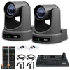 2 x PTZOptics Move SE PTZ Camera with 20x Optical Zoom + PTZOptics SuperJoy PTZ Camera Controller
