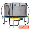 Sportspower Bounce Pro 14ft Trampoline & Enclosure Net w/ Basketball hoop, ball & ladder