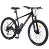 Aukfa 26" Mountain Bike for Men/Women,24 Speed Adult Bicycle Suspension Fork,Fits Riders 5'4" - 6'2"Red