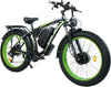 3000W Peak Dual Motor Ebike, 52V 30AH Battery Electric Bike for Adults, 7-Speed 40MPH AWD Ebike Mountain Snow E-Bike with 26" x 4.0 Fat Tire MTB Hydraulic Disc Brake  for Off-Road Snow
