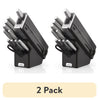 Ninja NeverDull Essential 12-Piece Stainless Steel Knife Set with Built-in Sharpener, K22012