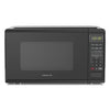 Farberware Countertop Microwave Ov 1100 Watts, 2.2 cu ft - Smart Sensor With LED Lighting and Child Lock - Perfect for Apartments and Dorms - Easy Clean Black Interior, Stainless Steel