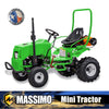 Massimo Mini Tractor 110cc 2WD Gas Go Kart �C Kids & Youth Ride-On Utility Vehicle �C Green