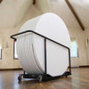Lifetime (15) 60 in. White Round Tables and Cart Combo - 80441