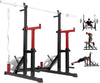 Yes4All Hip Thrust Leg Exercise Machines with Bench, Resistance Bands, Black/Red