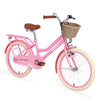 20" Kids Bike Girls Bike with Basket Single Speed Steel Frame Children Bicycle for 7-10 Years, Pink