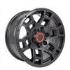 TheWheelDepot Aluminum Alloy 17-Inch Wheel, 6x139.7 Lug, 17in x 8in/9in Rim, 6 Lugs, Black for Tacoma, 1 Pack
