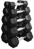BalanceFrom 150 LB Dumbbell Set, Pair of 5, 10, 15, 20, 25 LBs, Multiple Packages