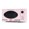 Nostalgia Retro Microwave for Countertop 0.9 cu ft Vintage Microwave, Ivory