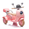 LHYY Ride On Electric Scooter With Kickstand,Scooter Bell,Faster Speed And Longer Usage Time,Rear Brake,Wider Pedal,Non-Slip Handle,Colorful LED Lights,5.59-6.84 MPH For 6+.