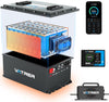 VATRER POWER 12V 100AH Low Temp Cutoff LiFePO4 Deep Cycle Battery with 1280W, Built-in 100A BMS, 5000+ Cycles Rechargeable Lithium Battery, Perfect for RV/Camper, Marine, Solar.