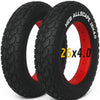 HEB ALLSCAPE Heavy Duty 20x4 Bike Tire + Tube - Includes 2 Tires for Optimal Performance