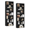 Homfa 82" Tall Bookcases, Freestanding Display Storage Shelves, 7-Tier Open Bookshelf for Home Office Living Room Bedroom, White