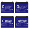 12V 35AH GEL Replacement Battery - 2 Pack