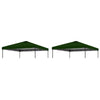 Home Decor 2Pcs 10X10Ft Replacement Cover Tier Gazebo Roof Sunshade Outdoor Cover Sunshade Patio Pavilion Protective Cover