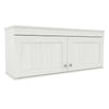 Inval Shaker Wall Mounted 2-Door Laminate Kitchen Cabinet 47"W, Washed Oak