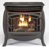 Duluth Forge Dual Fuel V/F Gas Stove -26,000 BTU, Remote Control, Matte Black Finish-Model#FDSR25