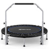 BCAN 40" Foldable Trampoline, Fitness Rebounder with Adjustable Foam Handle, Exercise Trampoline for Adults/kids Indoor/Garden Workout Max Load 330lbs