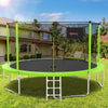 14FT Trampoline, 1320LBS Kids Trampoline with Basketball Hoop, Outdoor Adult Trampoline w/Enclosure Net & Heavy-duty Supports