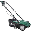 Dethatcher and Scarifier, Seizeen 16-Inch Lawn Dethatcher Scarifier 2-IN-1 Gardening Equipment, Powerful 15 Amp Electric Dethatcher & Scarifier, Height Adjustable, 58QT Removable Thatch Bag