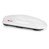 Goplus 14 Cubic Feet Cargo Box Dual-Sided Opening Rooftop Carrier Heavy Duty White