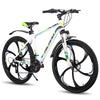 Hiland Mountain Bike, Multi-Spokes,Shimano 21 Speeds Drivetrain,Aluminum Frame 26 inch Wheels, Men's MTB Bicycle, White