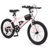 SPPTTY 20-24 inch Bike,6-Speed Mountain Bike for Men Women Boys Girls,Comfort Saddle,Blue