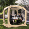 ABORON Sports Tent Pop Up Pod, Instant Weather Proof Pop Up Tent Shelter with Carry Bag, Clear View Bubble Tent for Watching Sports Events, Camping, Fishing, Portable & Foldable