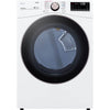 LG DLEX4000W 7.4 Cu. Ft. Ultra Large Capacity Smart wi-fi Enabled Front Load Electric Dryer with TurboSteam? and