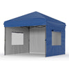 Telyswee 10x10FT Pop Up Canopy Tent, Folding Tent Shelter with 3 Removable Sidewalls, Easy Setup Outdoor Canopy, Height Adjustable Shelter Gazebos