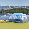 Zimtown 10 Person Tent Large Multi Room Tent for Family Camping Cabin Huge Tent with Carry Bag