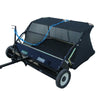 Yard Tuff 48" Quick Assembly Tow Lawn Sweeper for Debris and Leaves, Blue