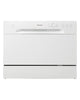 Danby 6 Place Setting Countertop Dishwasher in White (DDW621WDB)