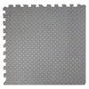 Xspec  3/8" Thick 100 Sq Ft Steel EVA Foam Floor Exercise Gym Mats 25 pcs, Grey