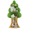 INFANS Tree Kids Bookshelf, Wood 5-Tier Corner Bookcase, Baby Montessori Shelf Rack Children's Bookcase, Toy and Book Toddler Storage Organizer for Preschool, Kids Room, Playroom Boy Girls Gift