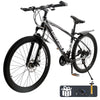ARTUDATECH 27.5 Inch Mountain Bike, Shimano 21 Speed,  Dual Disc Brake Bike for Men Womens Adult, Full Suspension Bicycle