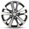 For 2016-2017 Nissan Altima 18 Inch Machined Face with Painted Inlay Charcoal Rim - OE Direct Replacement - Road Ready Car Wheel