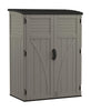 Suncast 54 Cu Ft Vertical Shed Outdoor Storage for Patio and Garage, Stoney