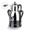 Korkmaz Hanedan Premium Silver 18/10 Cr-Ni Stainless Steel Dishwasher Safe Electric Tea Maker