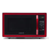 Farberware Stainless Steel Countertop Microwave Oven with Child Lock, 1.1 Cu Ft Black Stainless