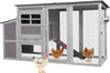 Aivituvin 78.4'' Chicken Coop Large Hen House with Next Box,Wood Poultry Cage with Slide Tray
