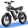 1500W MTB Electric Bicycle 48V 20Ah Removable Battery E-Bike，Electric Bike for Adults 20" Fat Tire Electric Motorcycle, Shimano 7 speed Full Suspension Mountain Bike UL2849